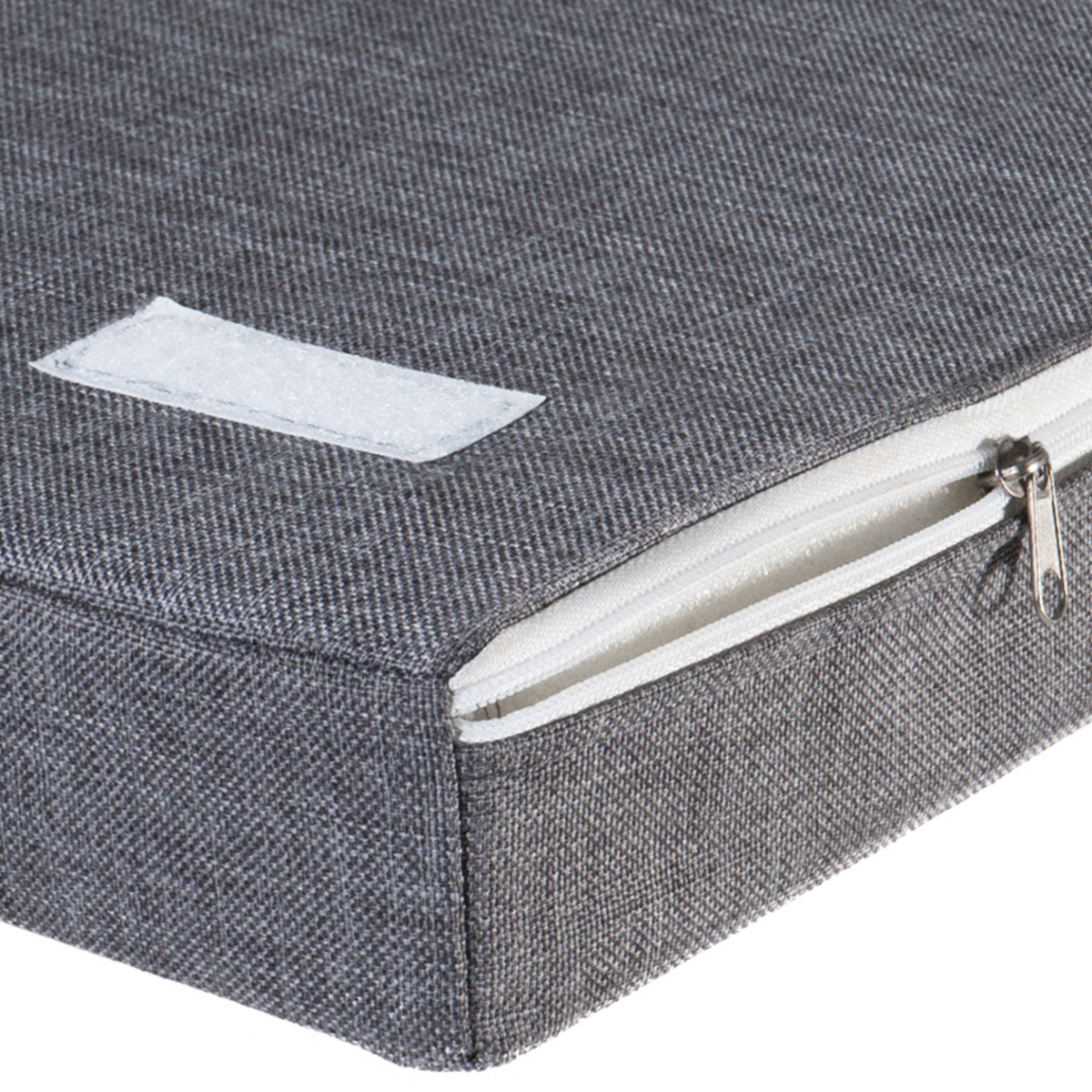 ID MARKET Banc coffre d'entrée chaussures LEO bois blanc