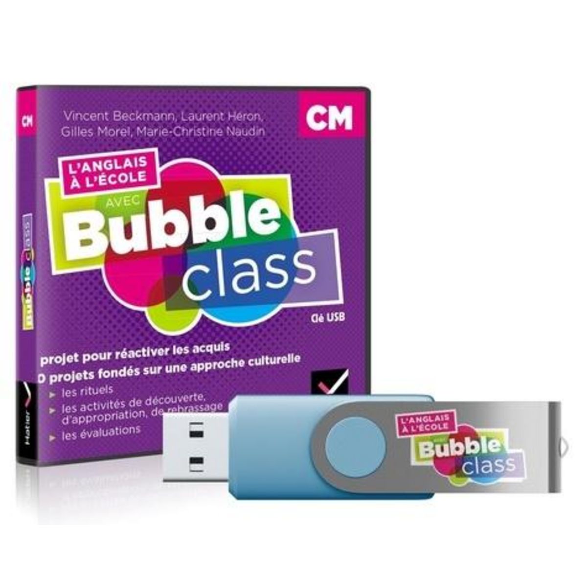 L'ANGLAIS A L'ECOLE AVEC BUBBLE CLASS CM. EDITION 2025. AVEC 1 CLE USB, Beckmann Vincent