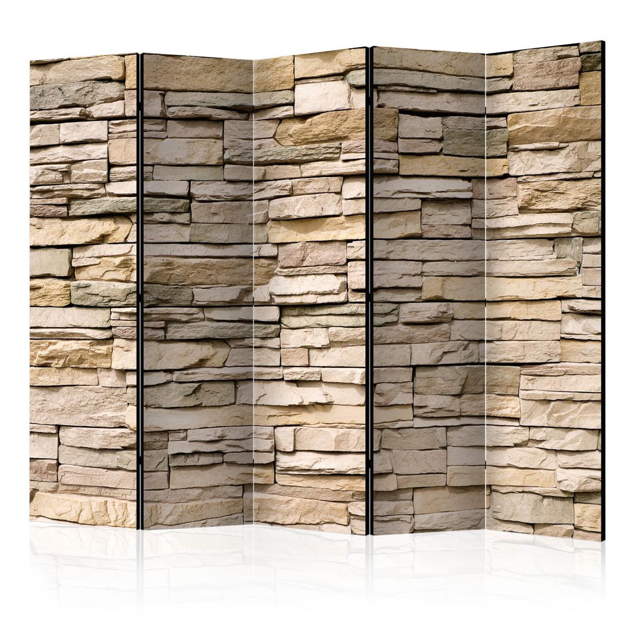 Voir la diapositive 1 : Paris Prix Paravent 5 volets  decorative stone  172x225cm