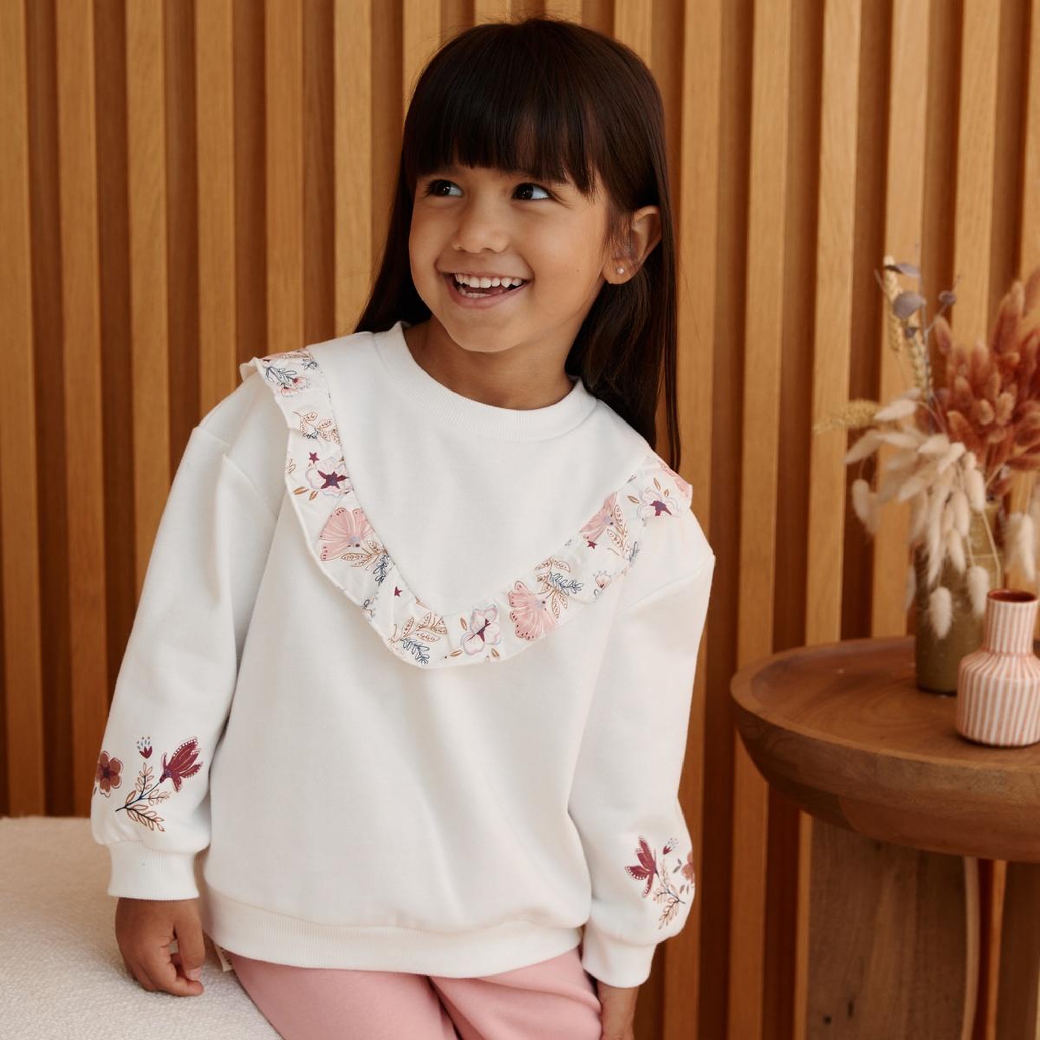 Voir la diapositive 6 : PETIT BEGUIN Ensemble bébé sweat et pantalon en molleton Cléo