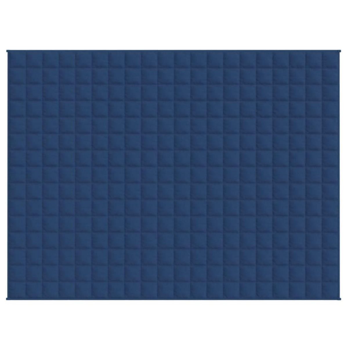 VIDAXL Couverture lestee Bleu 150x200 cm 7 kg Tissu