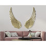 Voir la diapositive 5 : Paris Prix Paire d'Ailes en Métal  Amy  130cm Or
