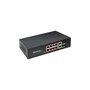 Voir la diapositive 1 : QOLTEC Switch réseau Qoltec 8 ports RJ45 PoE + Uplink RJ45 et SFP Noir