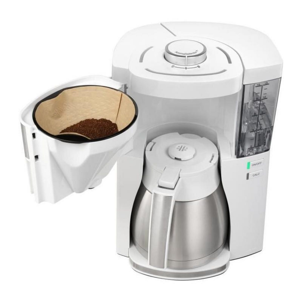 Melitta Machine a café MELITTA - Look V Therm Perfection 1025-15 Blanc/Acier Brossé