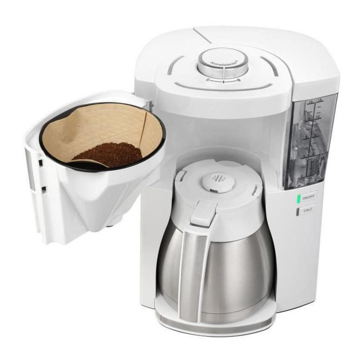 Melitta Machine a café MELITTA - Look V Therm Perfection 1025-15 Blanc/Acier Brossé