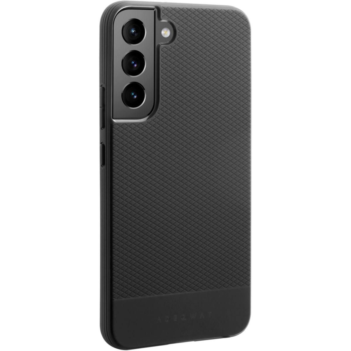 ADEQWAT Coque Samsung S22+ Souple noir