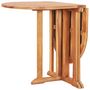 Voir la diapositive 5 : VIDAXL Ensemble a manger d'exterieur pliable 5 pcs Bois solide de teck
