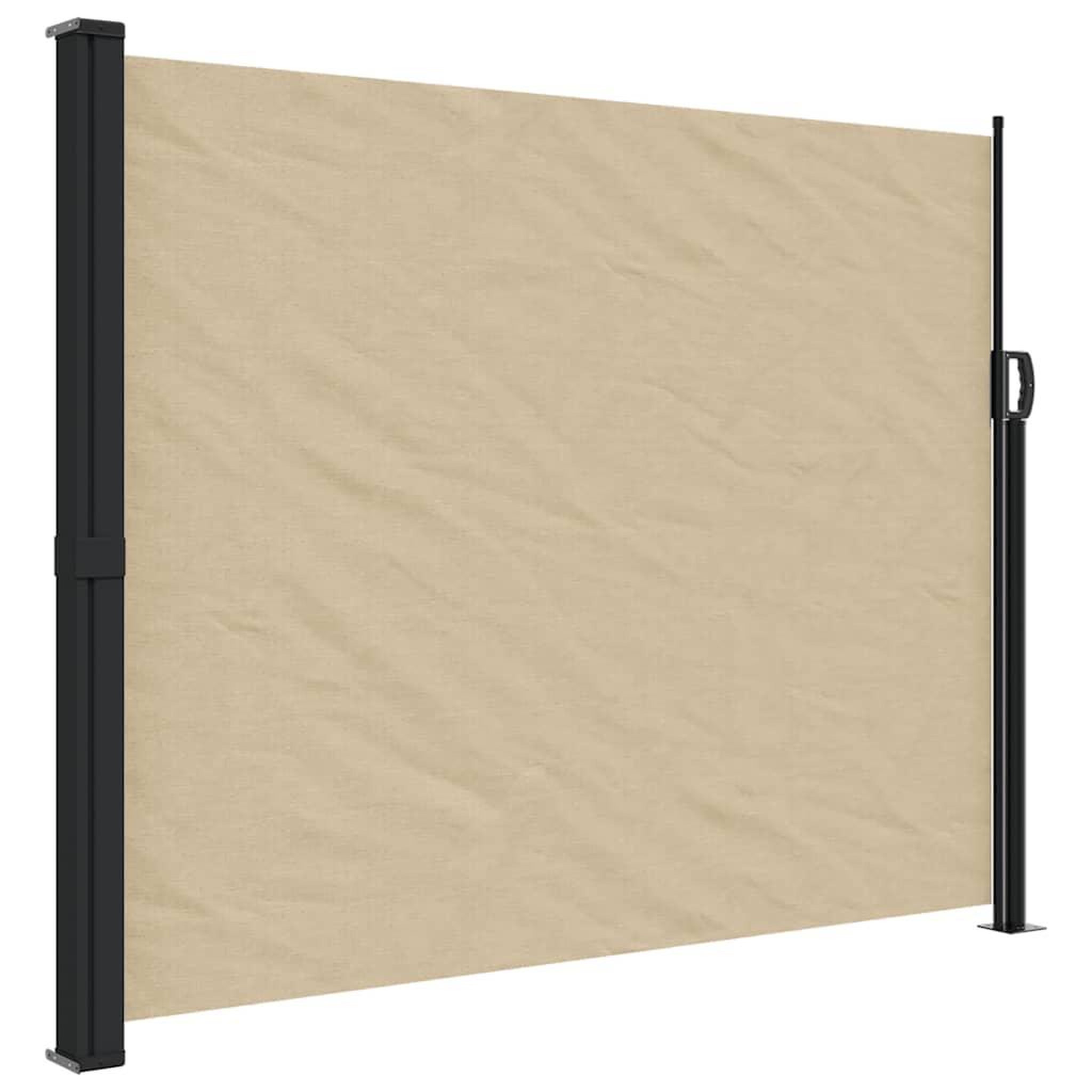 Voir la diapositive 2 : VIDAXL Auvent lateral retractable beige 170x300 cm