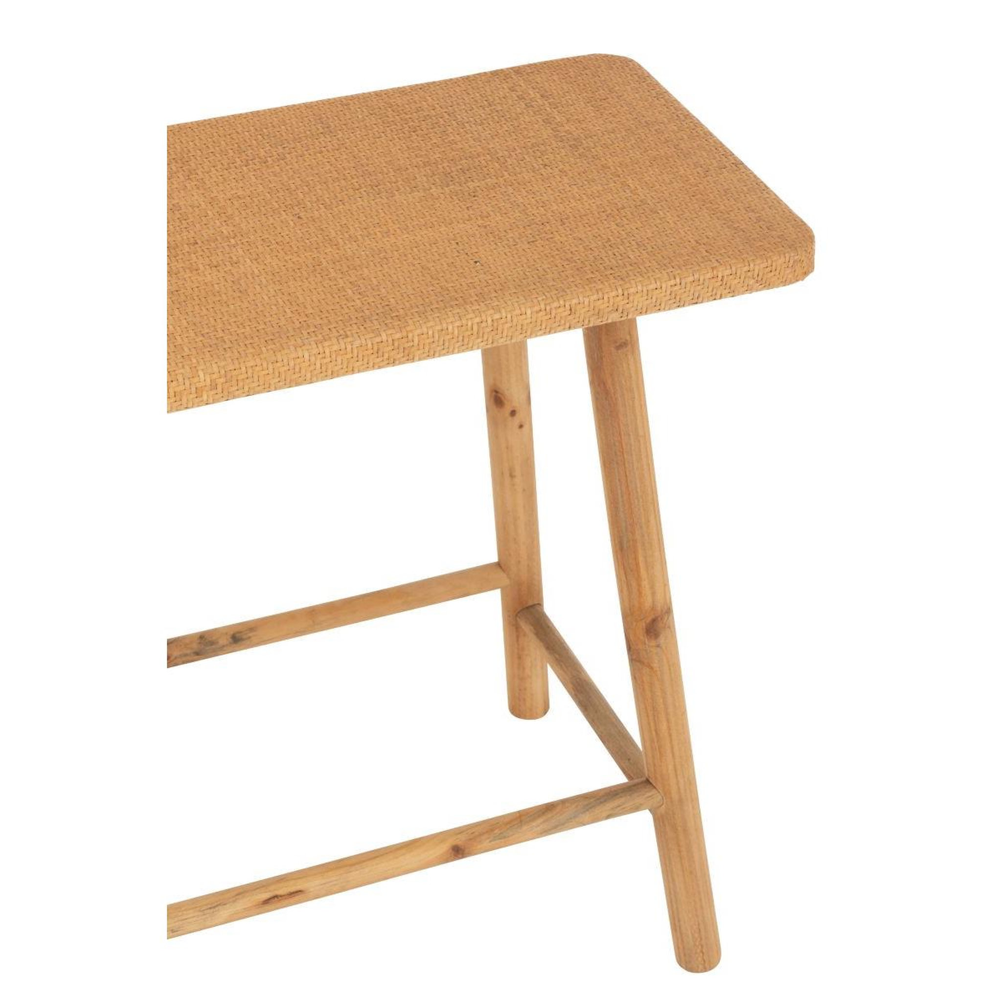 Voir la diapositive 4 : J-LINE Console cannage en rotin  malinda  120cm naturel