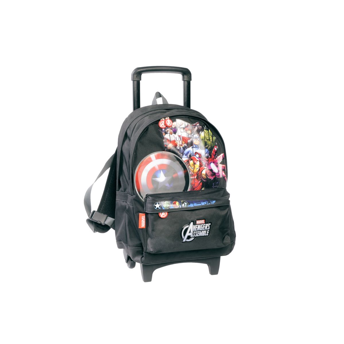 AVENGERS Sac à dos à roulettes héros noir