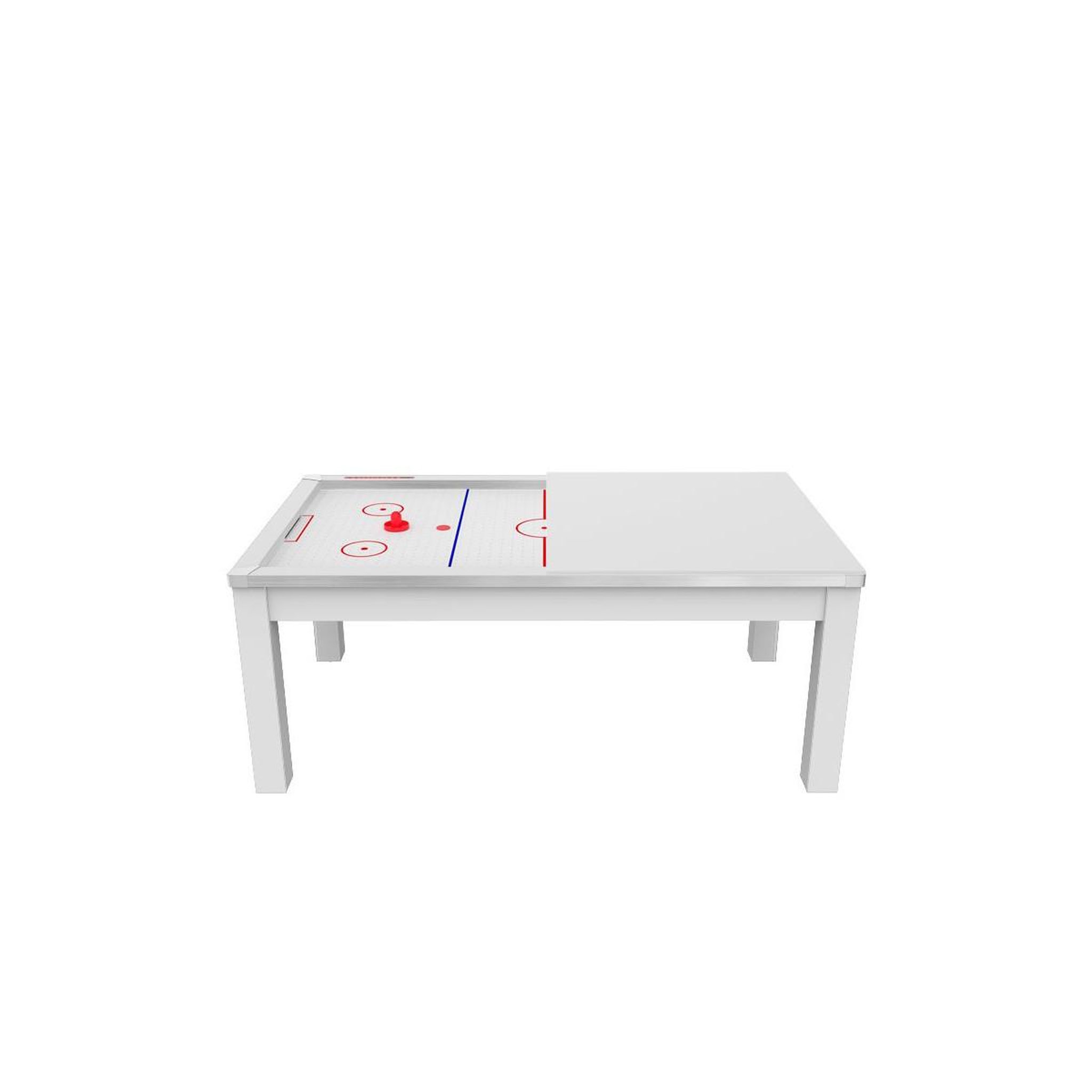 Voir la diapositive 6 : DE FAUGERES Table de Air Hockey Convertible  Calgary  213cm Blanc