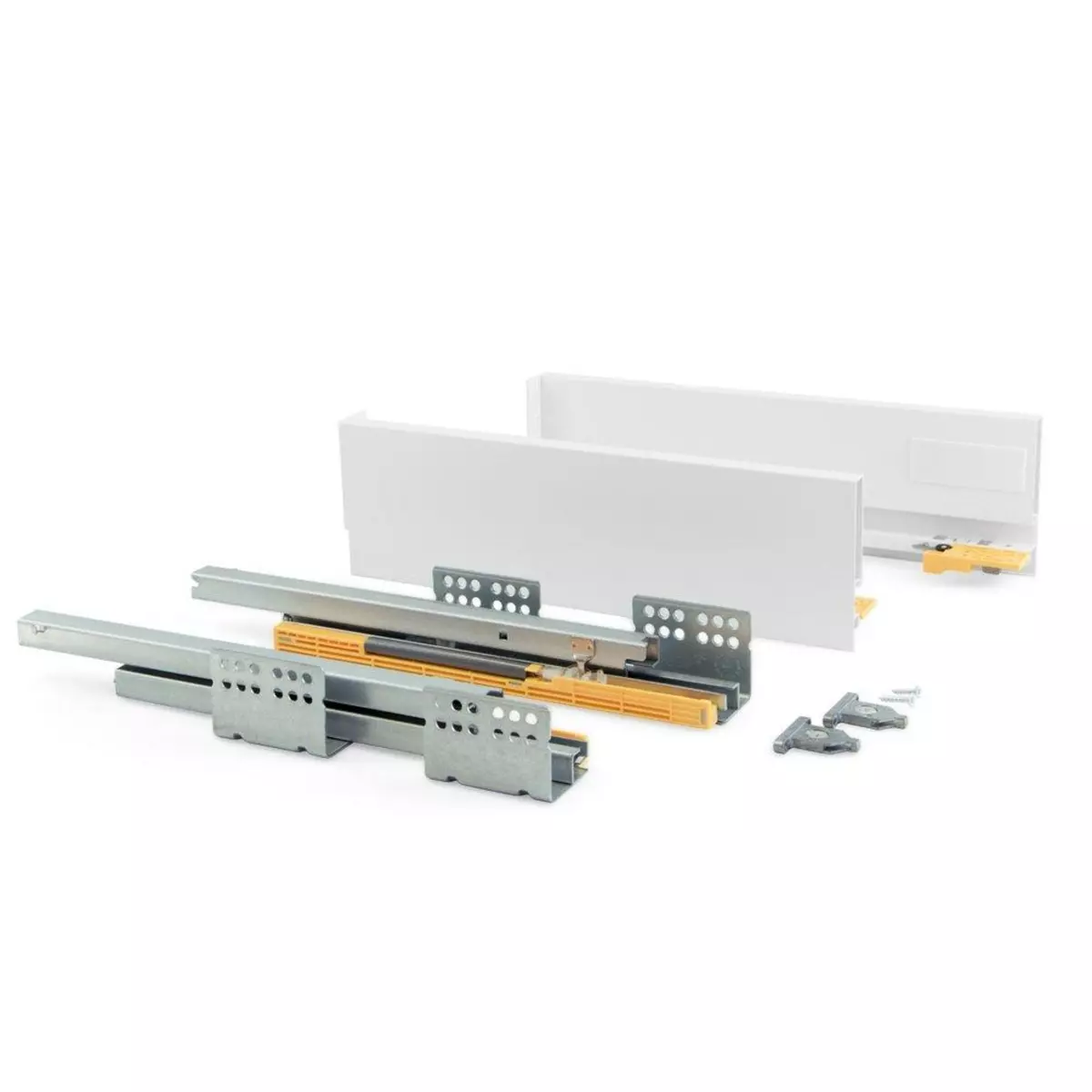 EMUCA SRL Kit de tiroir Concept hauteur 105 mm et profondeur 350 mm finition blanc