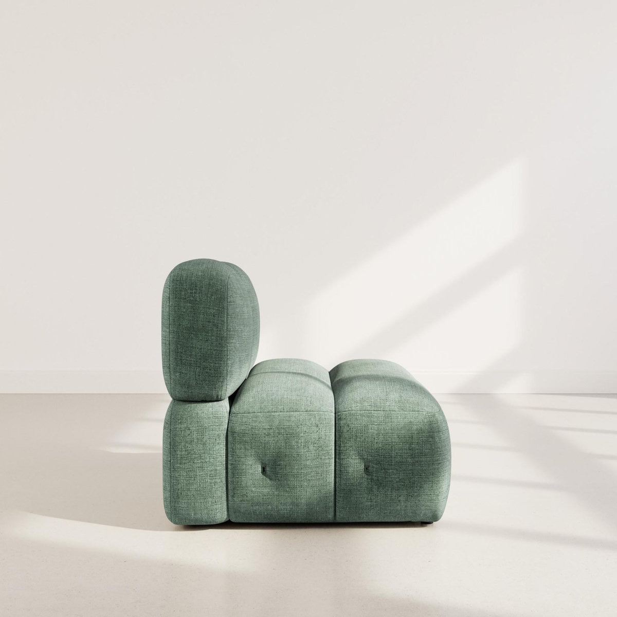 LISA DESIGN Grace - module d'assise en velours texturé