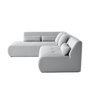 Voir la diapositive 3 : LISA DESIGN Onyx - canapé modulable d'angle gauche - 5 places - en tissu mailles 3d