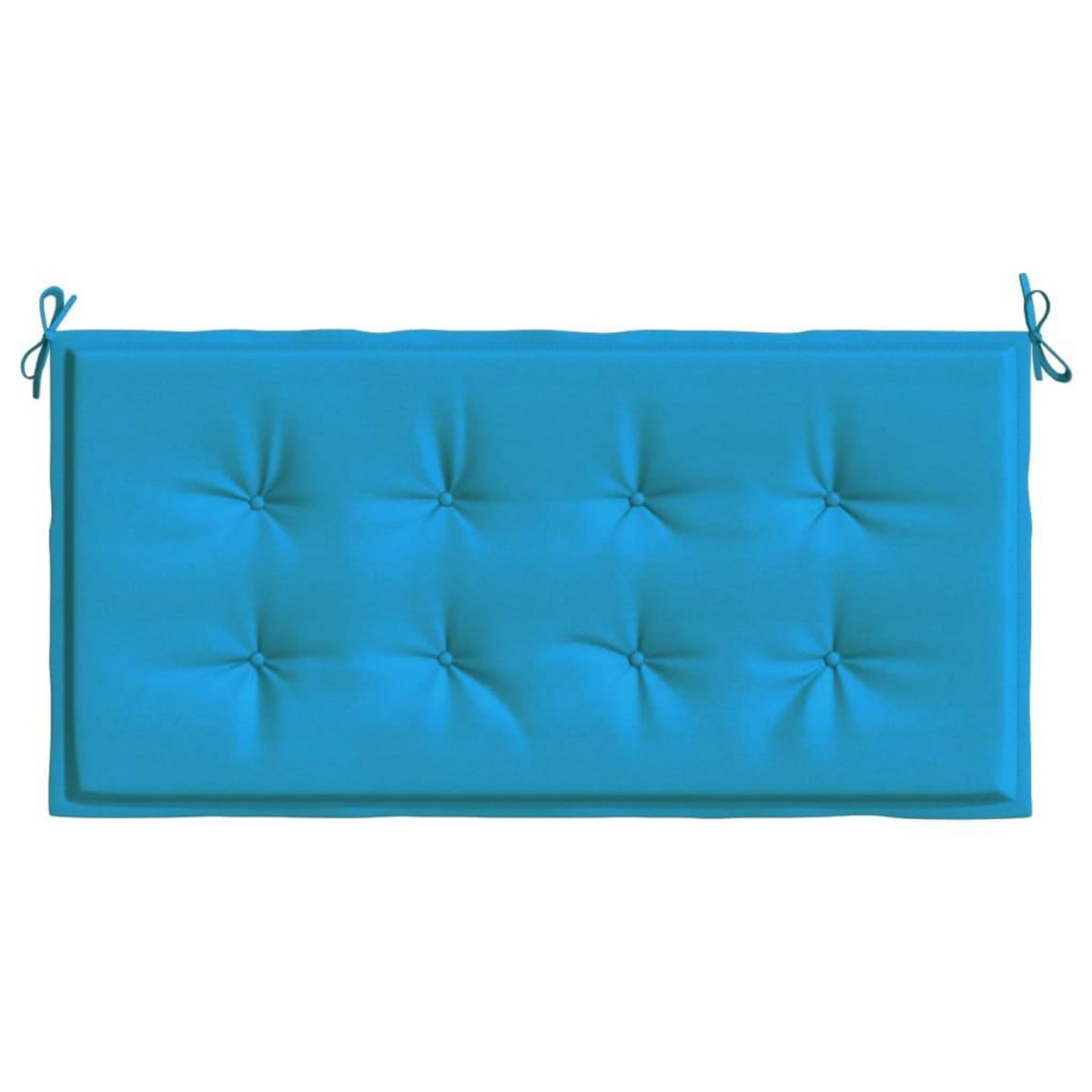 VIDAXL Coussin de banc de jardin bleu 100x50x3 cm tissu oxford