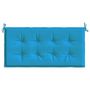 Voir la diapositive 4 : VIDAXL Coussin de banc de jardin bleu 100x50x3 cm tissu oxford