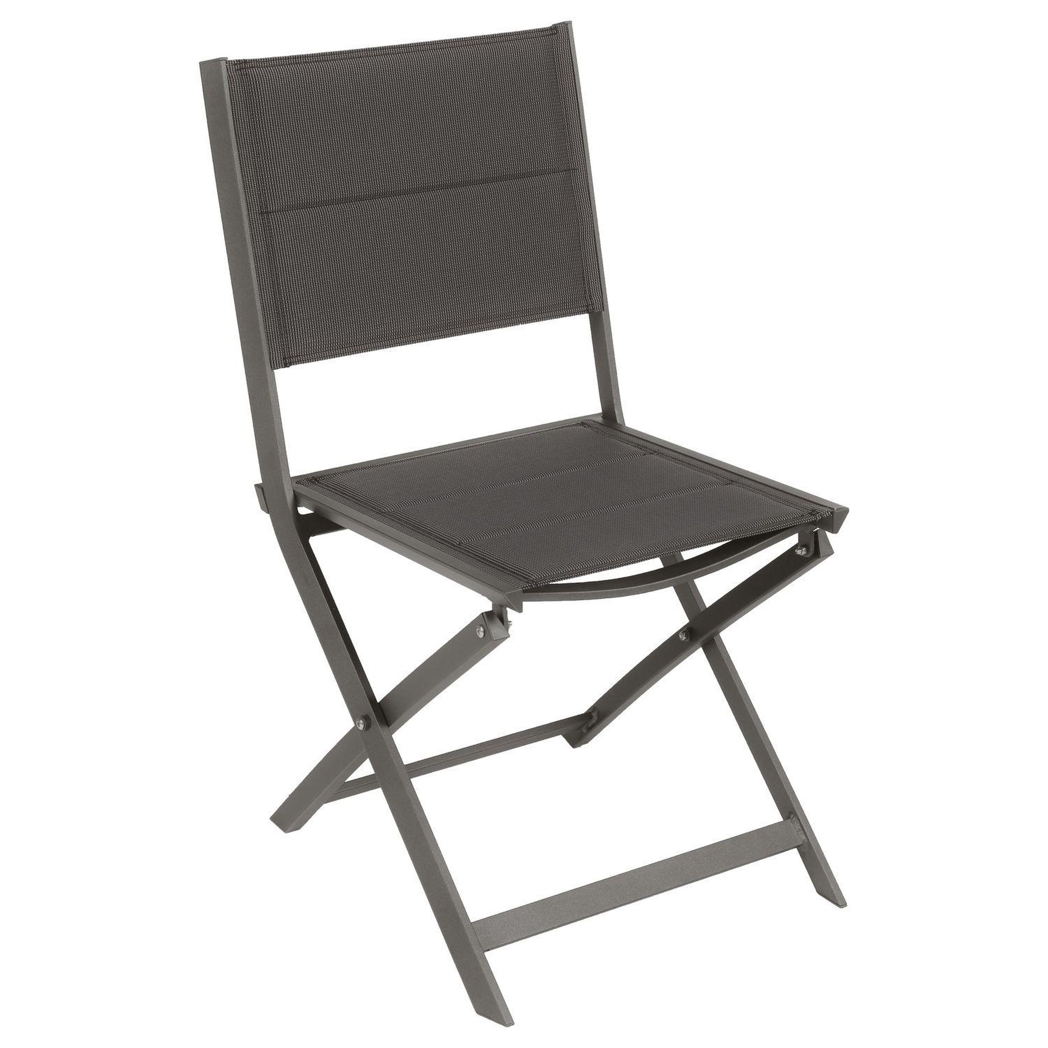 Voir la diapositive 1 : HESPERIDE Chaise de jardin pliable Allure - Marron foncé