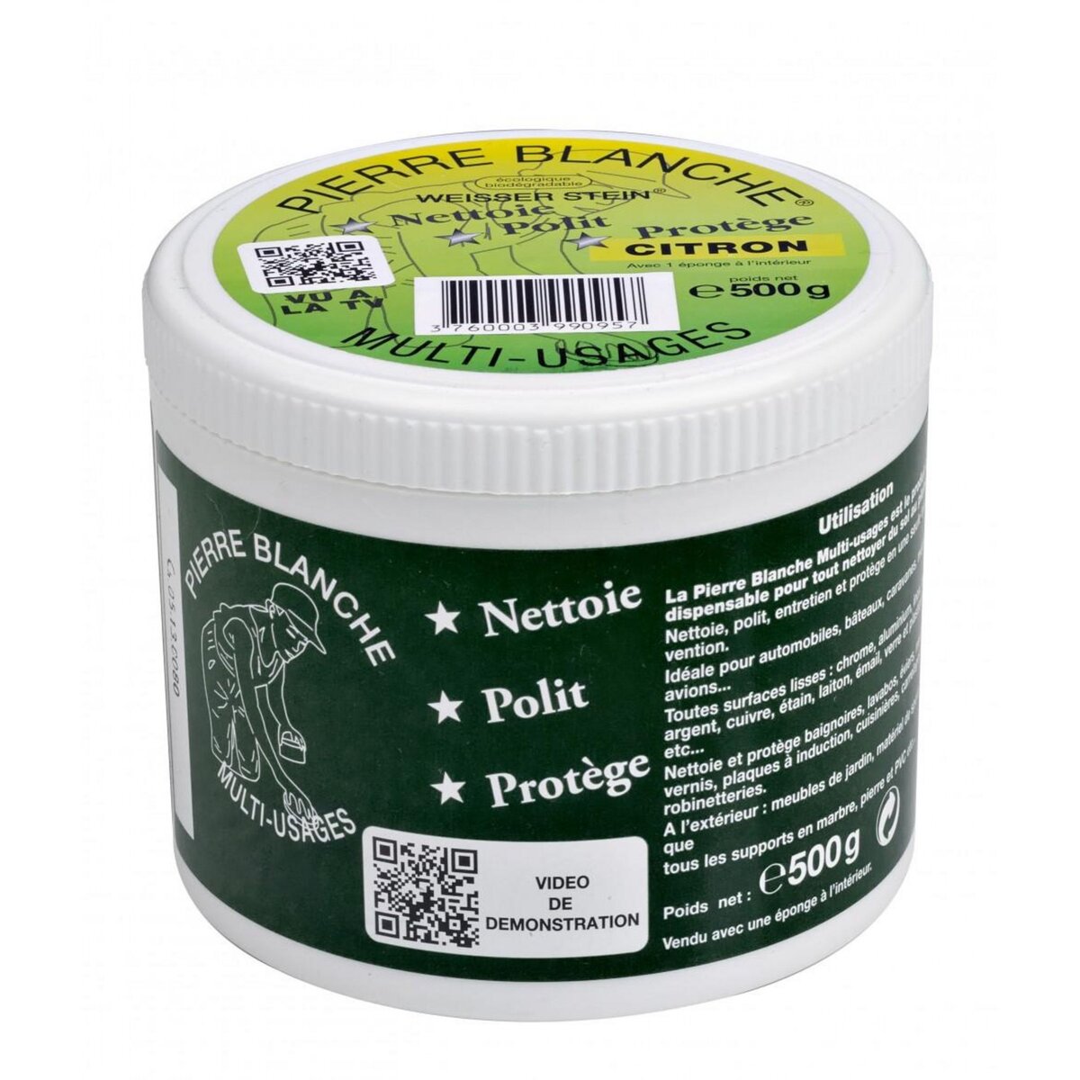 CENTRALE BRICO Pierre blanche 0,5 kg