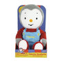 Voir la diapositive 1 : JEMINI T'choupi Peluche Bouillotte +/- 21 cm avec Micro Perles d'Argile - JEMINI - Apaise les maux de ventre et réchauffe.