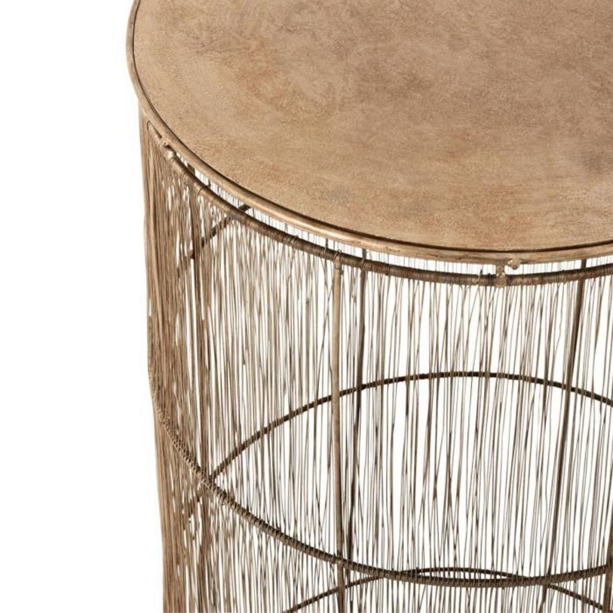 Paris Prix Lot de 2 Tables Gigognes  Freyo  70cm Bronze