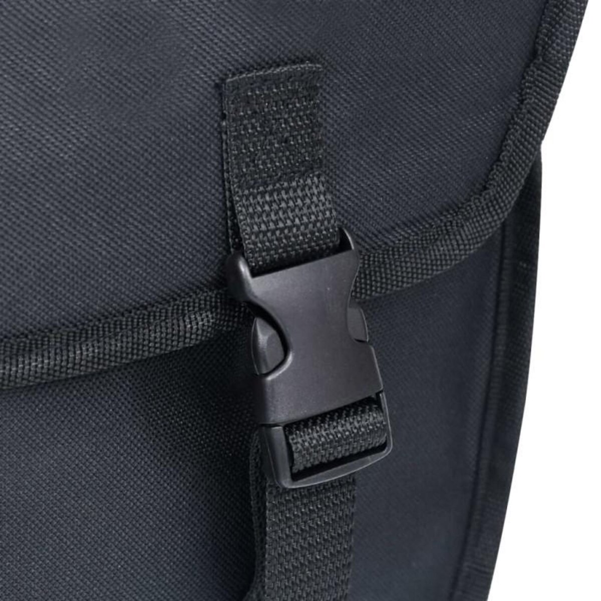 VIDAXL Sac de vélo simple pour porte bagages étanche 21 L Noir