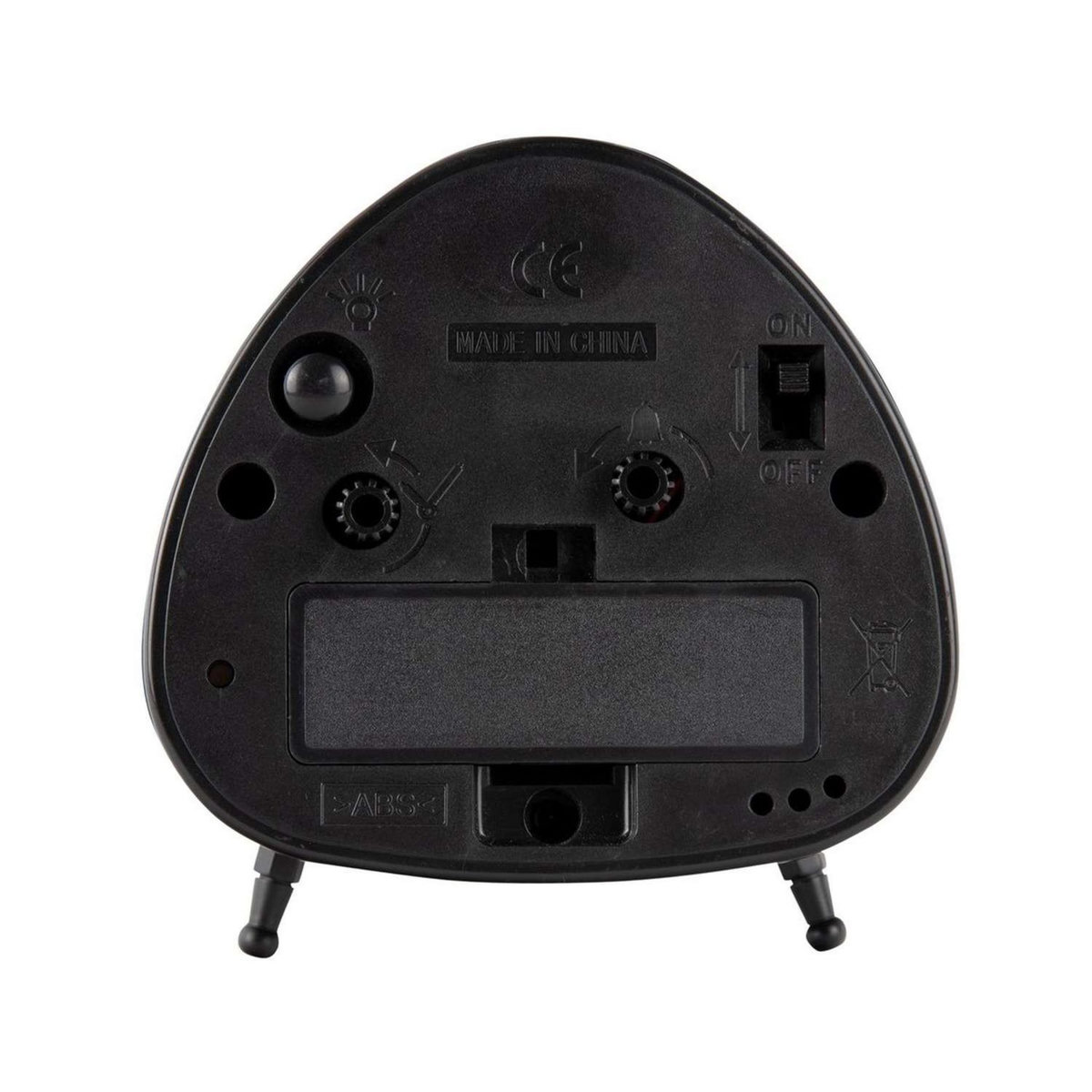 Karlsson Réveil triangle effet marbre - Noir