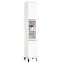 Voir la diapositive 5 : VIDAXL Armoire de salle de bain blanc 30x30x190 cm bois d'ingenierie