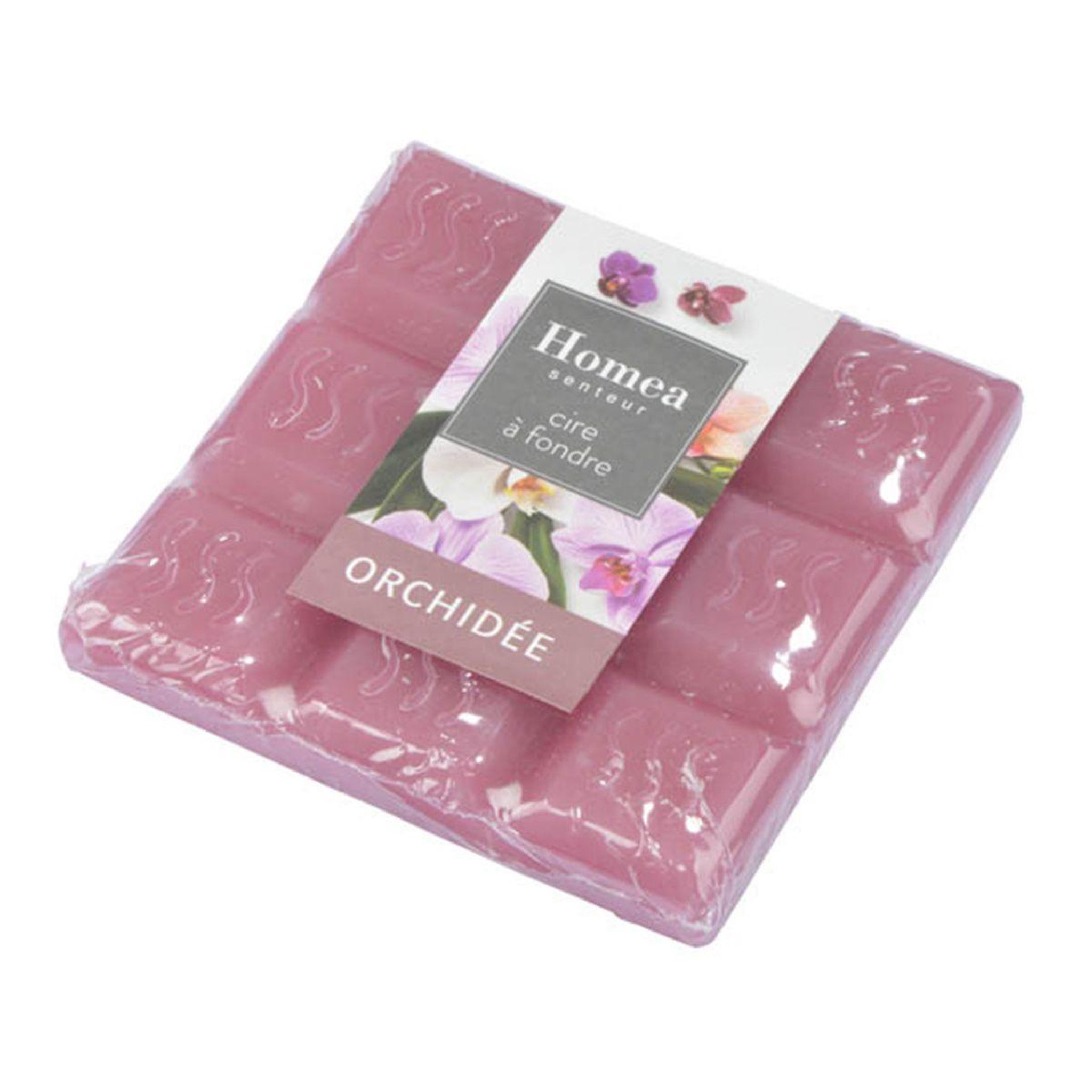 Voir la diapositive 1 : HOMEA Cire parfumée à brûler  essentiel ii  7cm orchidée