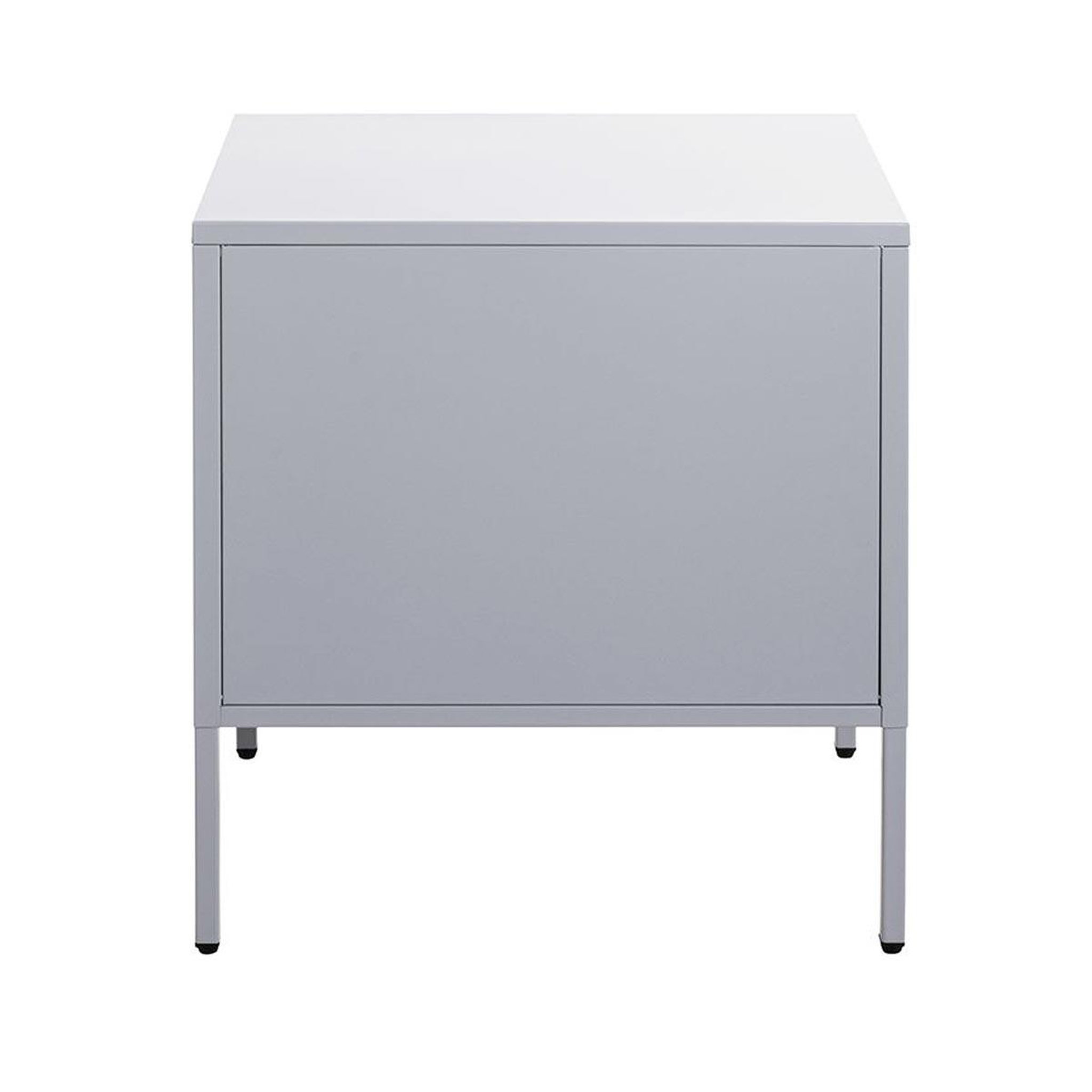 Voir la diapositive 3 : Paris Prix Table de Chevet 1 Tiroir  Boston  50cm Gris