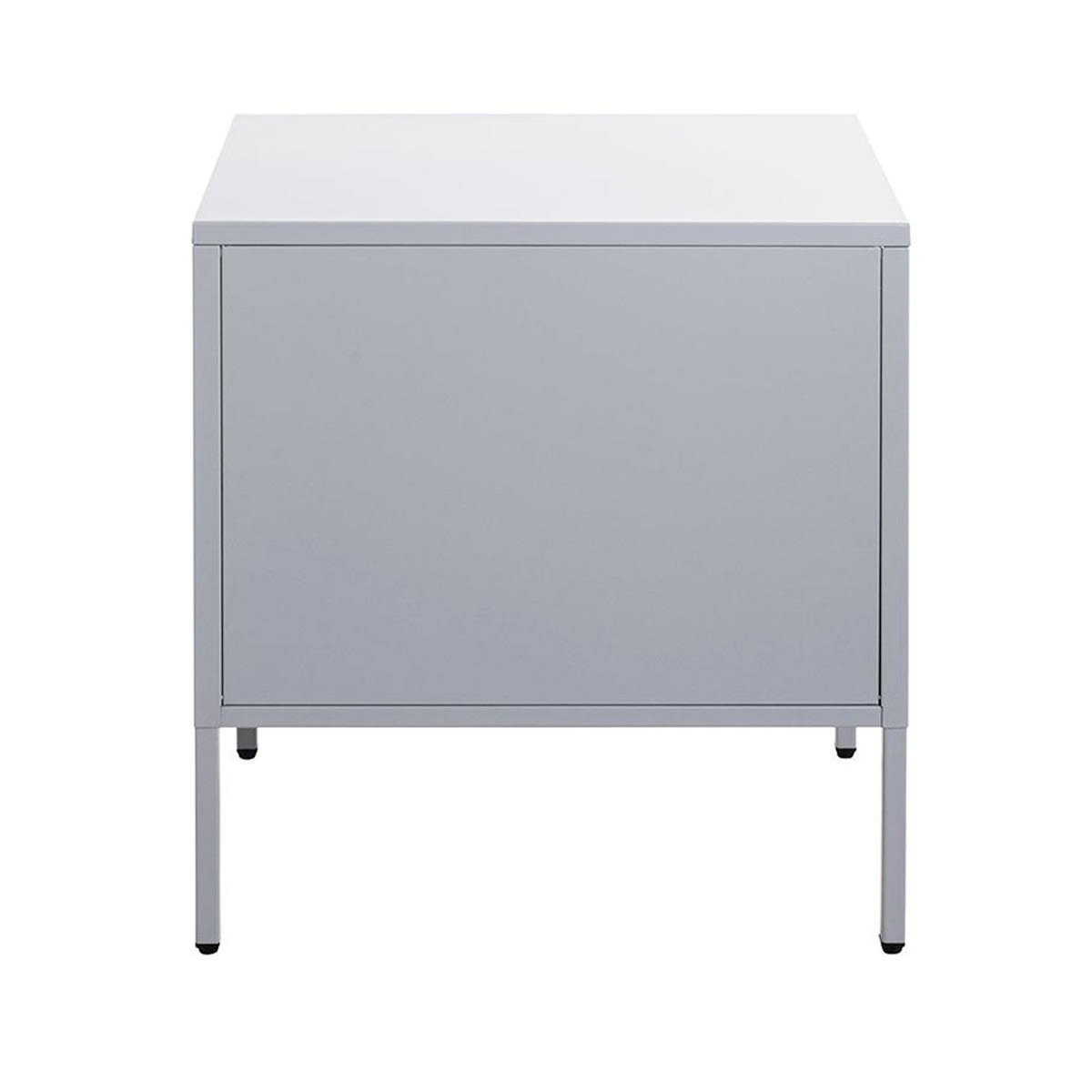 Paris Prix Table de Chevet 1 Tiroir  Boston  50cm Gris