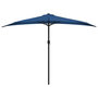 Voir la diapositive 3 : VIDAXL Parasol de balcon avec mat en aluminium Bleu 300x155x223cm Demi