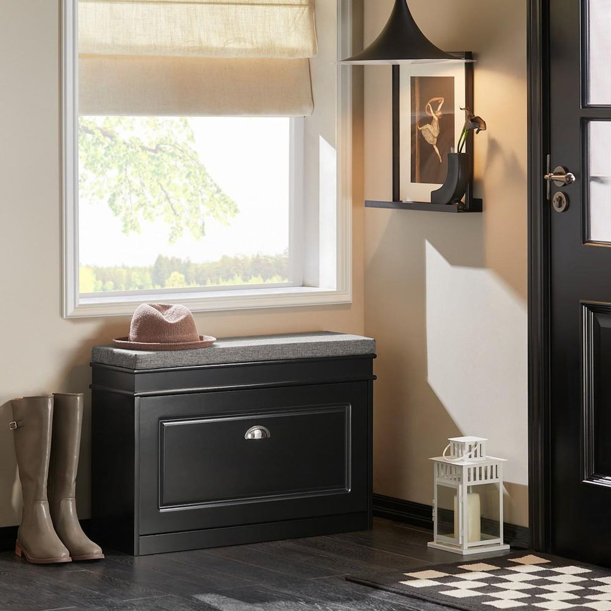 SOBUY SoBuy - Banc de Rangement à Chaussures avec Un Tiroir - Classique - FSR82-L