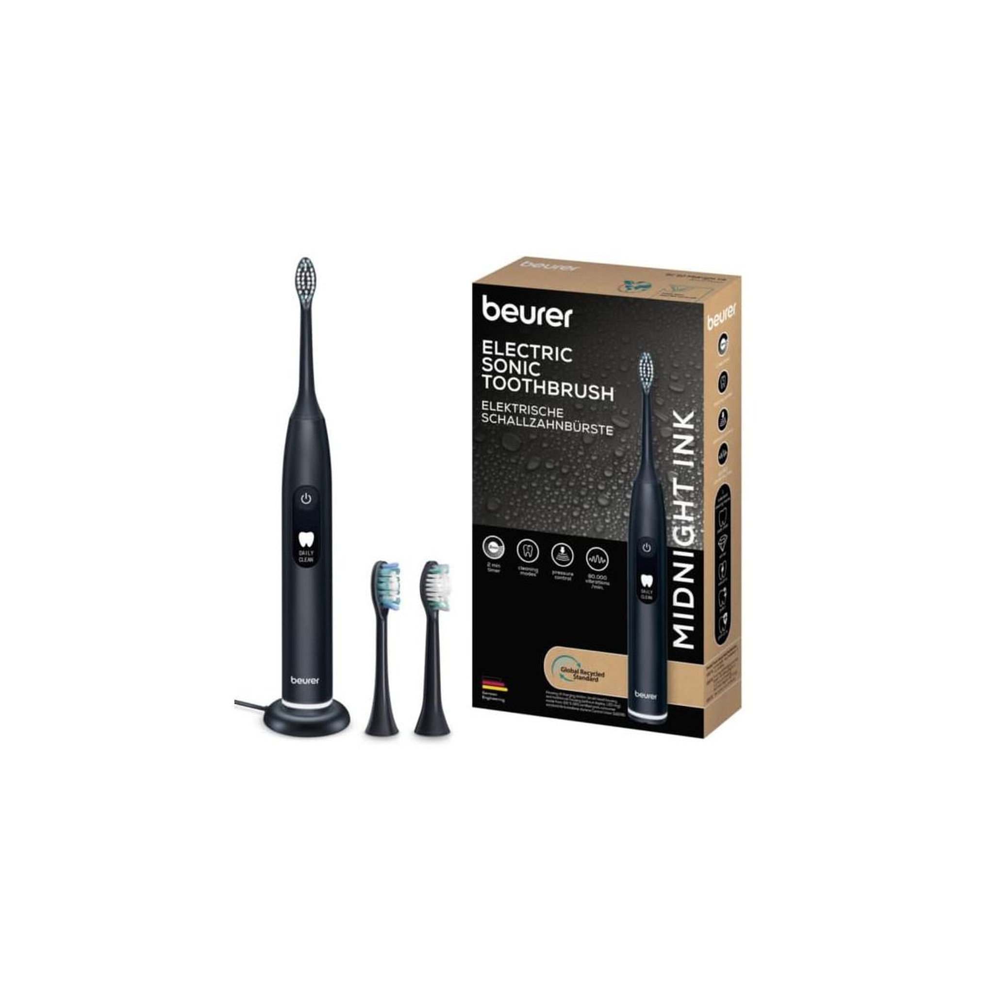 Voir la diapositive 3 : Beurer Beurer sc 50 adulte brosse à dents à ultrasons noir