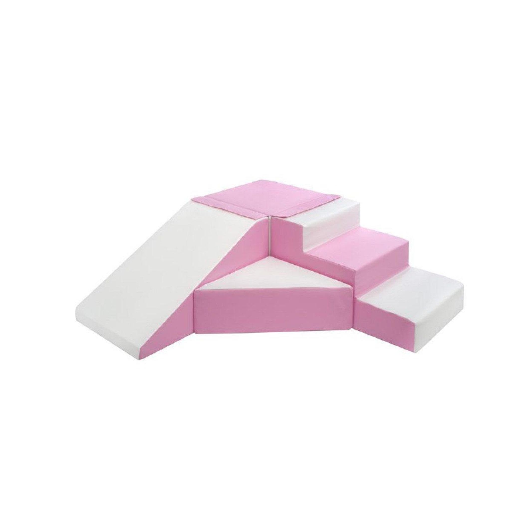 VELINDA Set de 4 blocs blanc rose