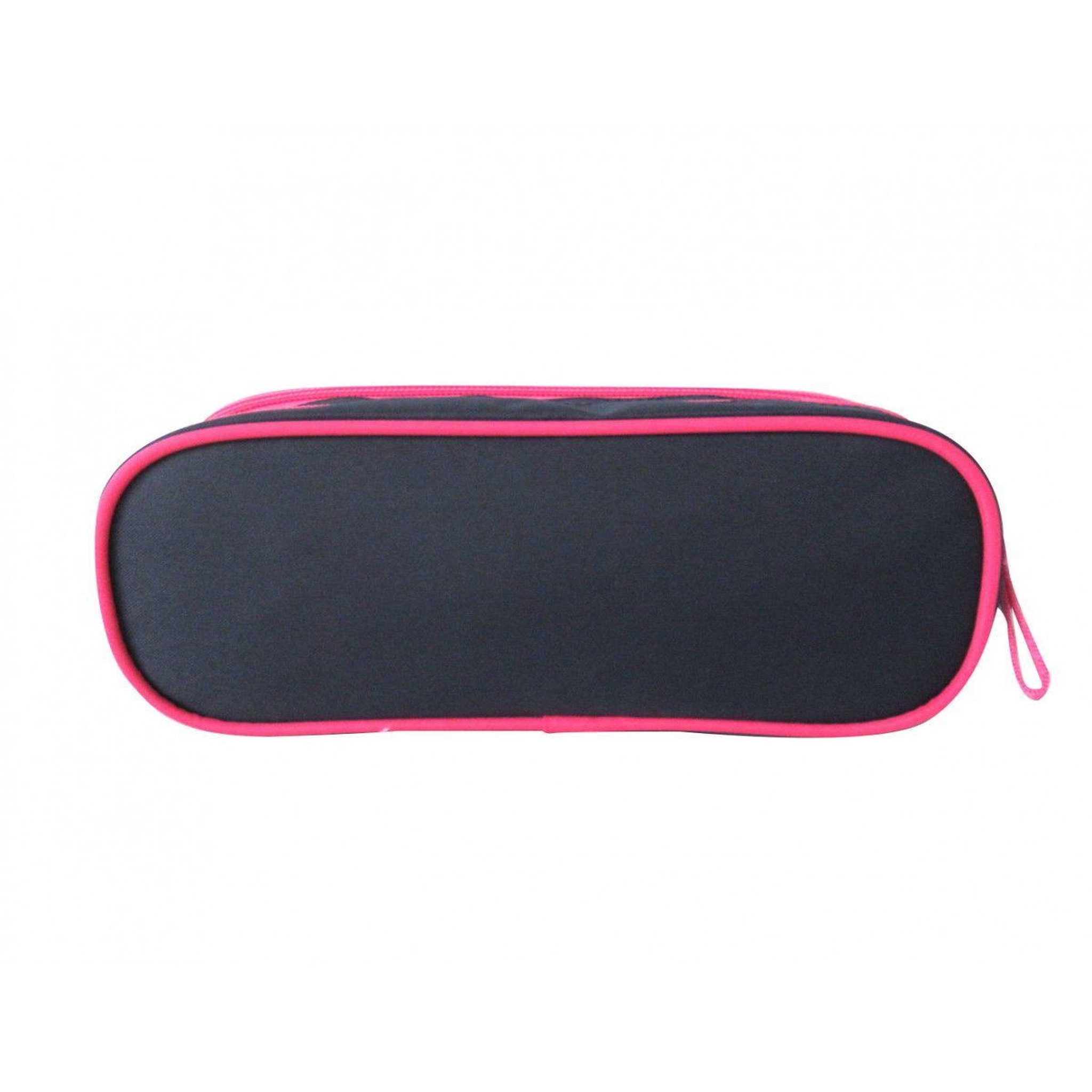 Voir la diapositive 3 : Bagtrotter Trousse scolaire 2 compartiments Lililou Bleu marine