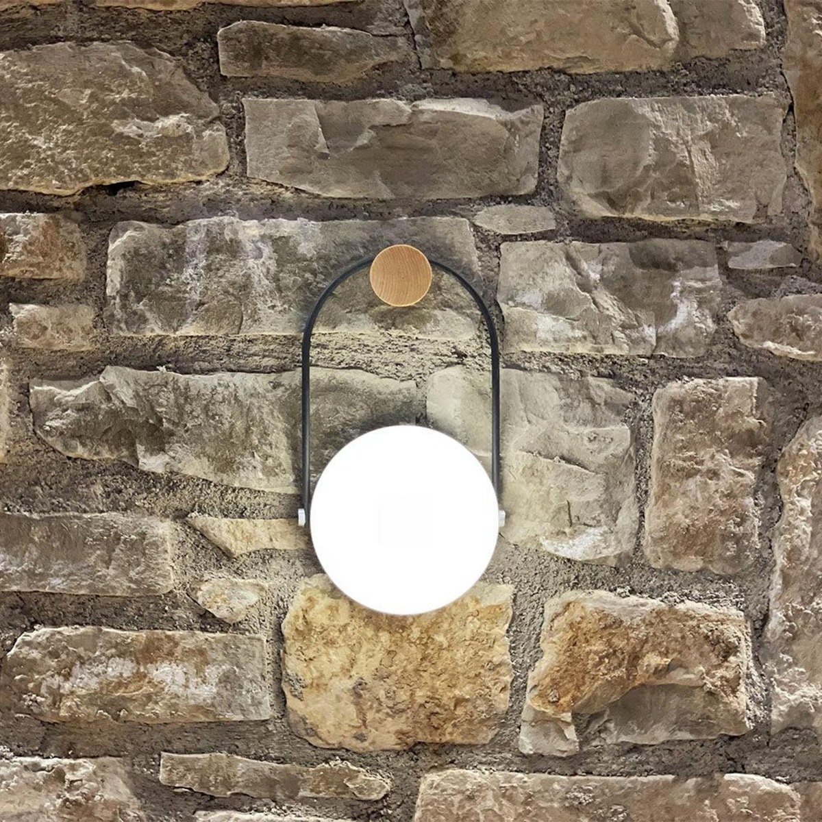 Lumisky Lampe de table sans fil LED couleur blanc chaud DAY Noir Metal H22XL16CM