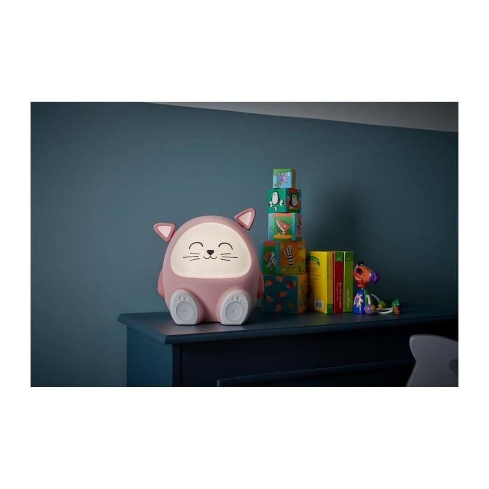 Voir la diapositive 6 : BIGBEN INTERACTIVE Enceinte lumineuse & veilleuse - BIGBEN - Chat - Bluetooth 5.0, 15W, Veilleuse réglable, Minuterie, Batterie USB-C