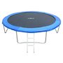 Voir la diapositive 5 : JUMP4FUN Trampoline pour enfant 14Ft ø427cm avec coussin de protection Bleu, Echelle et Filet de sécurité