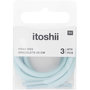 Voir la diapositive 1 : RICO DESIGN Itoshii pack 3 cordons 28cm  bleu