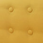 Voir la diapositive 4 : VIDAXL Fauteuil jaune tissu