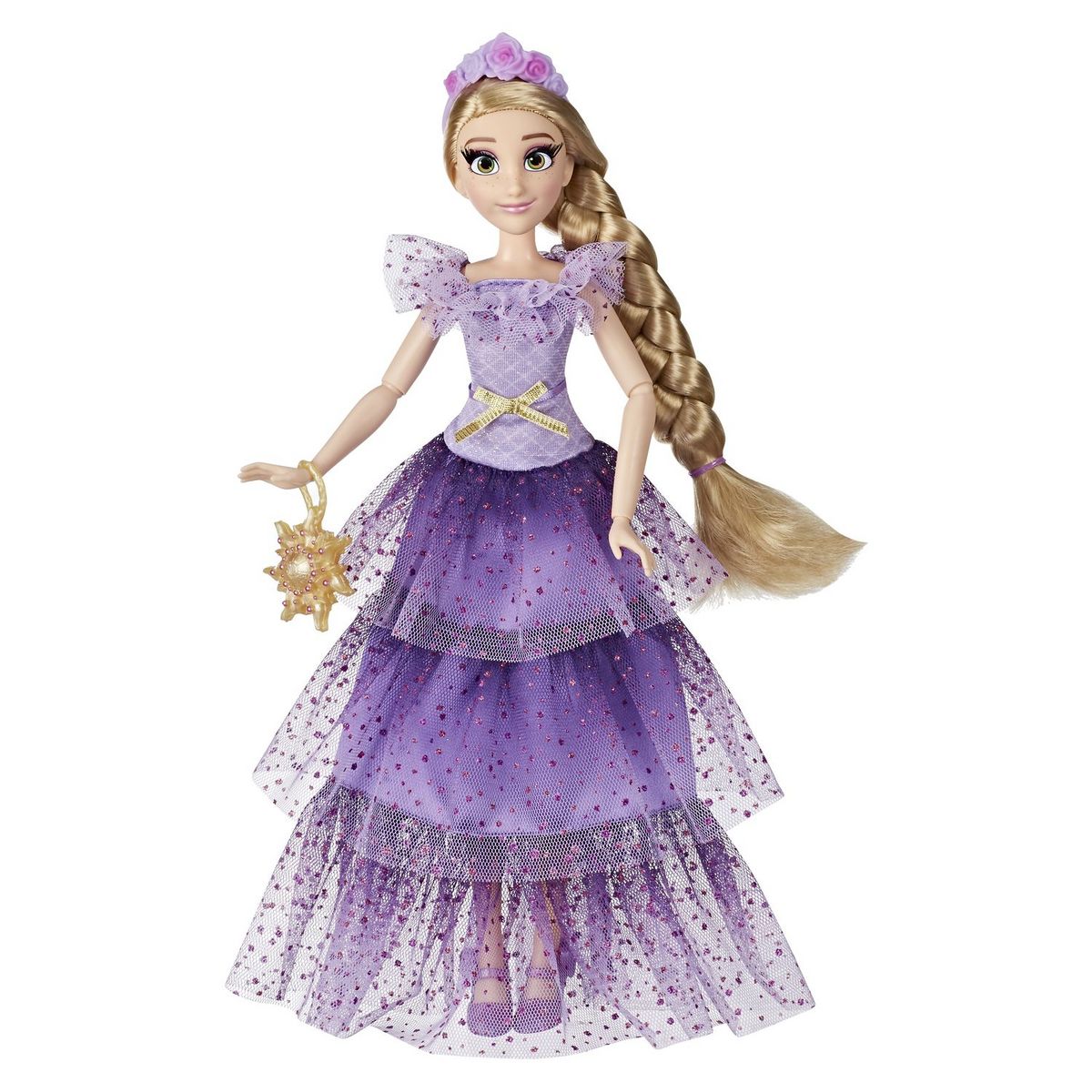 HASBRO Poupée Disney Princesse Raiponce Robe Violette Style Series