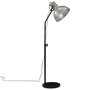 Voir la diapositive 2 : VIDAXL Lampadaire 25 W argent vintage 30x30x90-150 cm E27