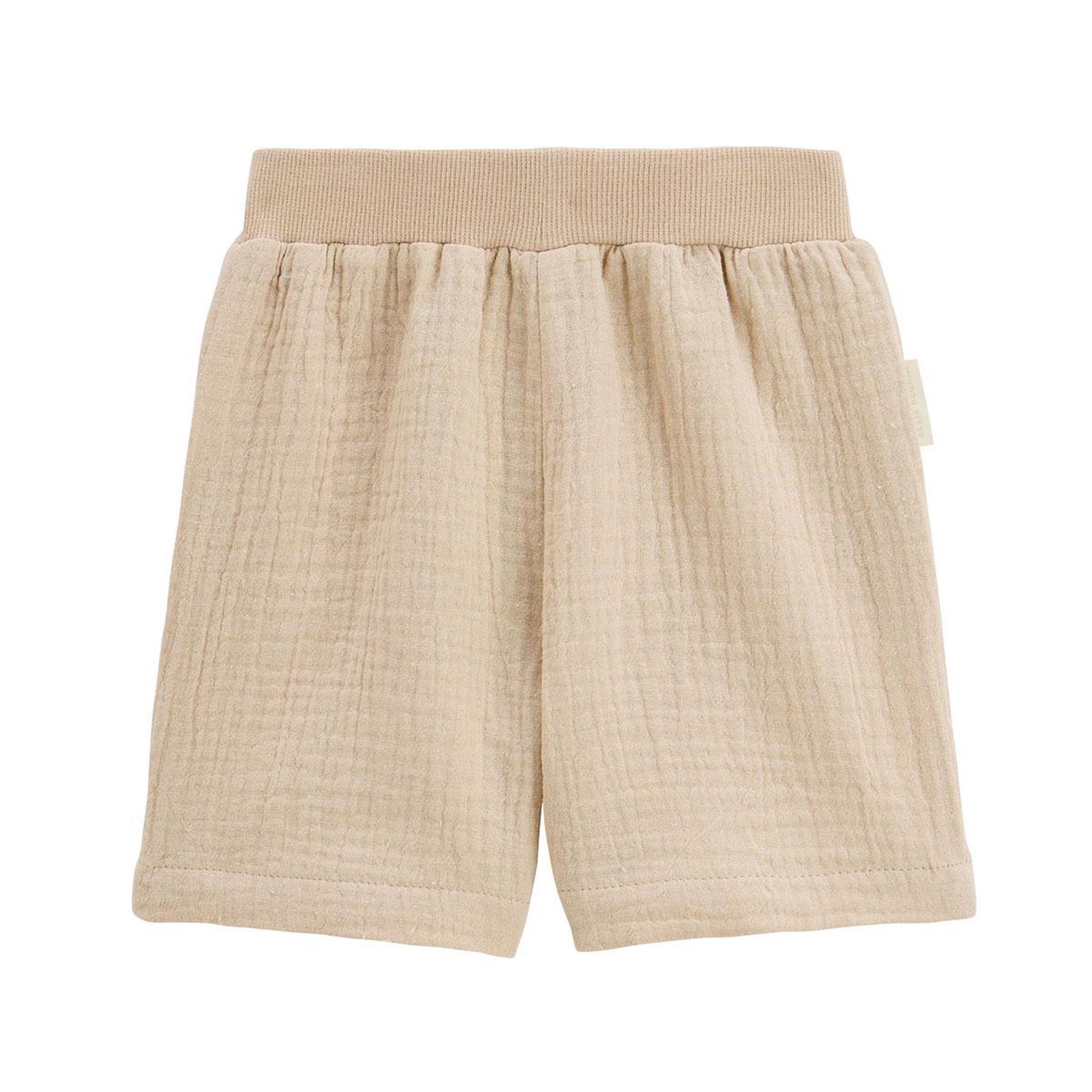 Voir la diapositive 5 : Petit Béguin Ensemble enfant t-shirt et short en gaze de coton toucana