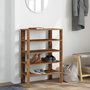 Voir la diapositive 3 : VIDAXL Etagere a chaussures vieux bois 61x32x87,5 cm bois d'ingenierie