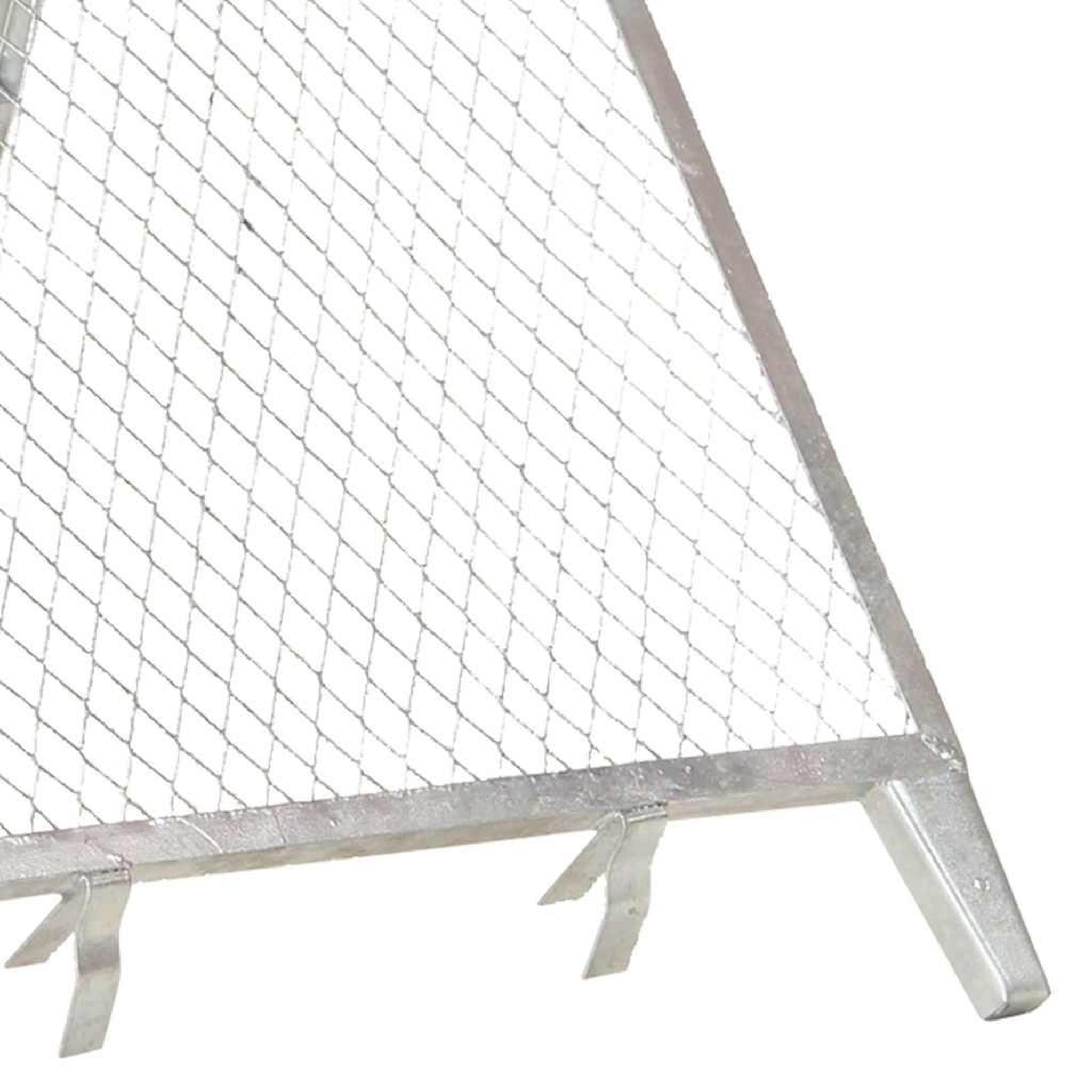 Voir la diapositive 4 : VIDAXL Tamis de jardin acier galvanise