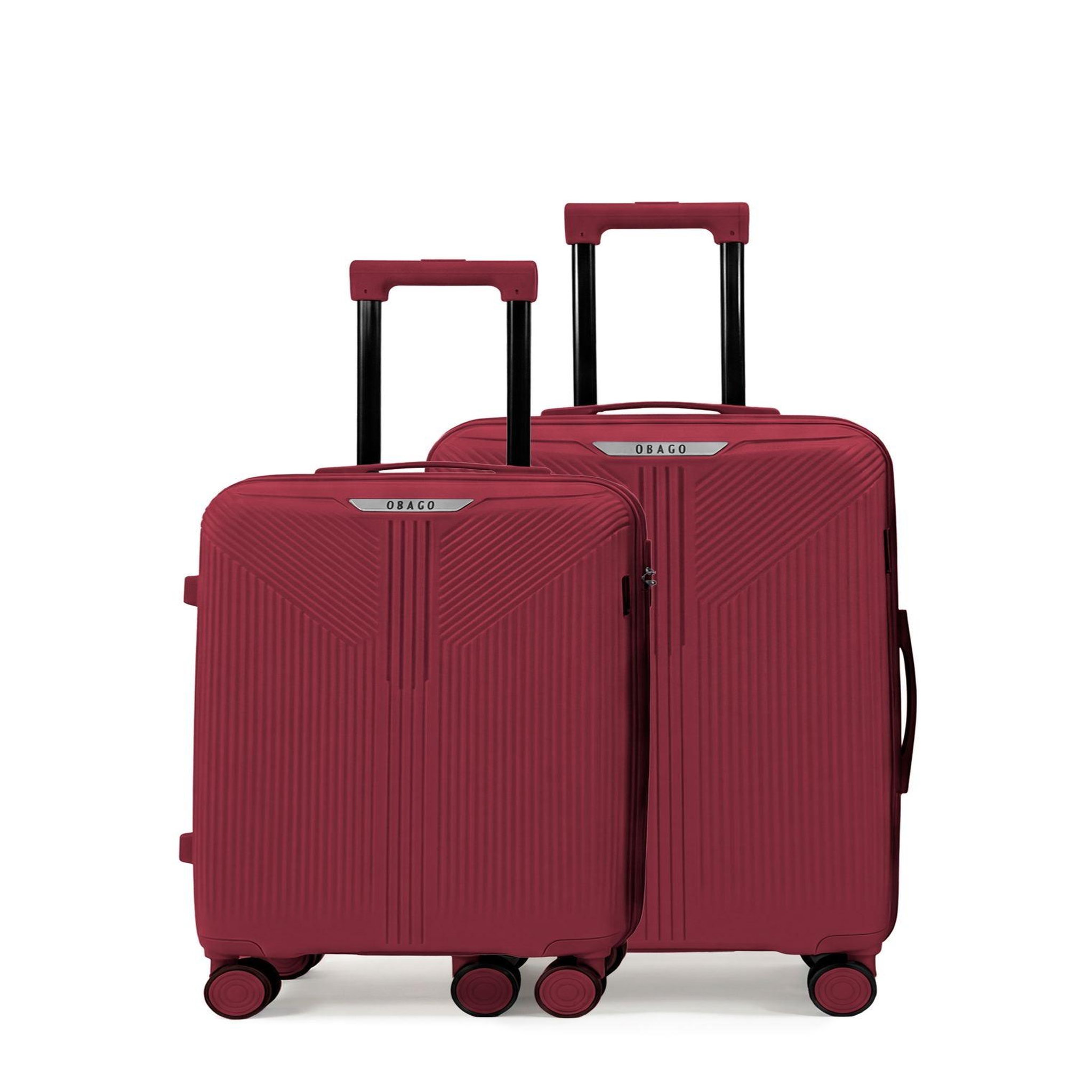 OBAGO Lot de 2 Valises Rigides Taille Moyenne et Cabine ERIDAN