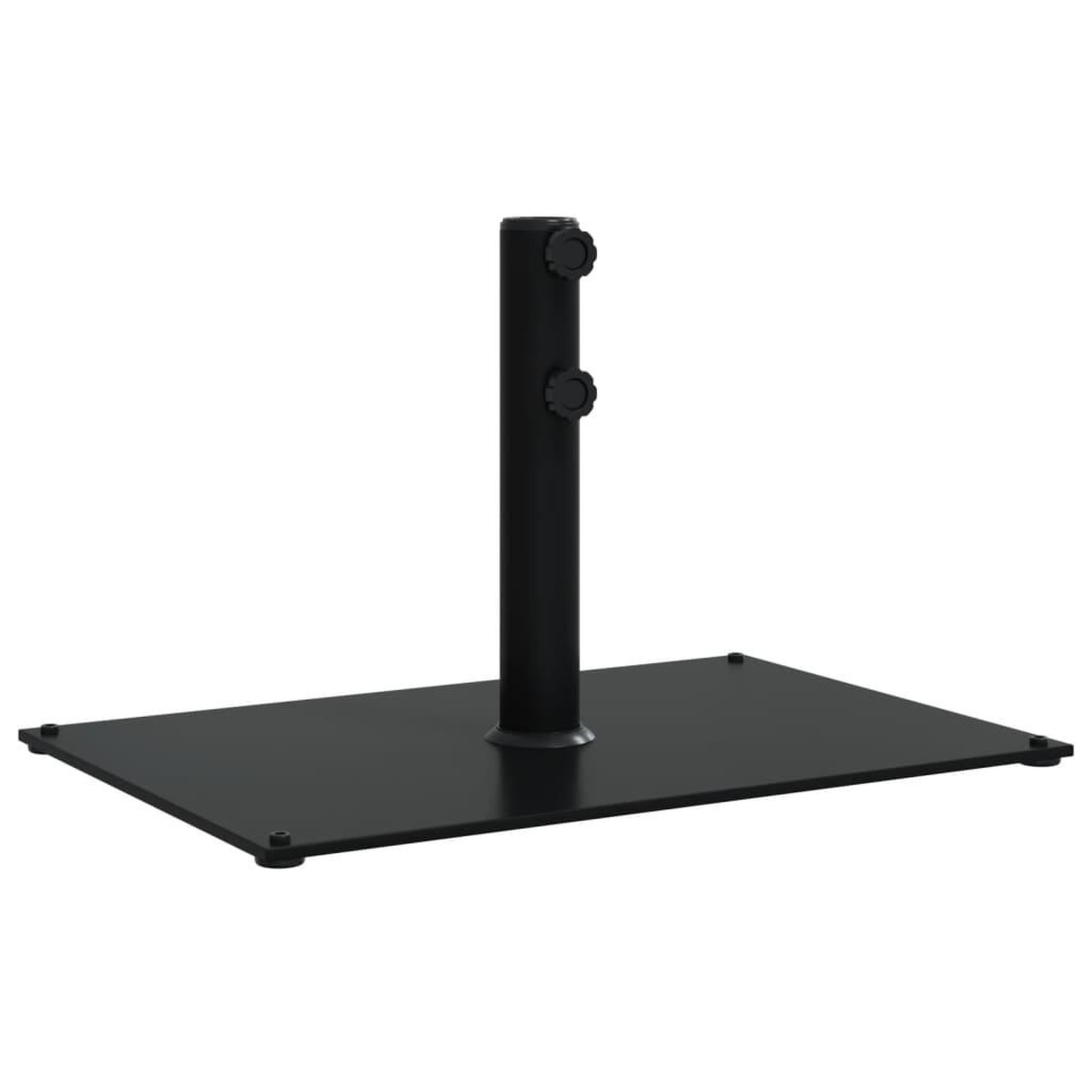 Voir la diapositive 2 : VIDAXL Base de parasol pour mats Ø32/38/48 mm 15 kg rectangulaire