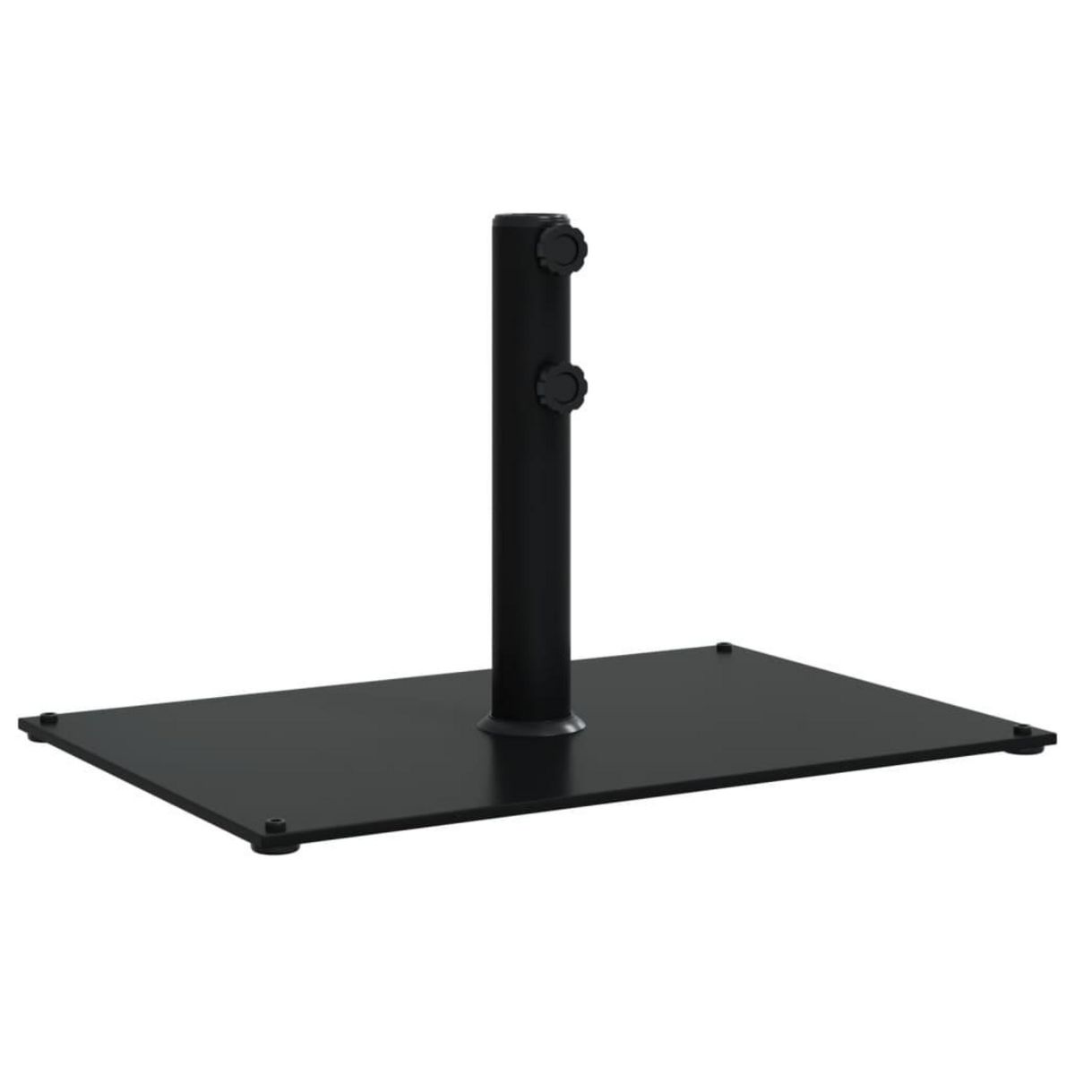 VIDAXL Base de parasol pour mats Ø32/38/48 mm 15 kg rectangulaire