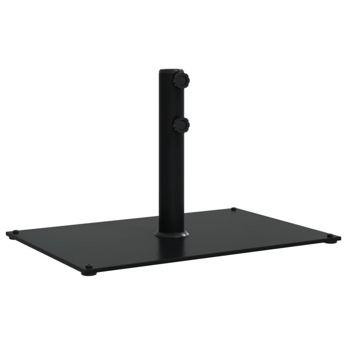 VIDAXL Base de parasol pour mats Ø32/38/48 mm 15 kg rectangulaire