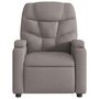 Voir la diapositive 4 : VIDAXL Fauteuil de massage inclinable Taupe Tissu